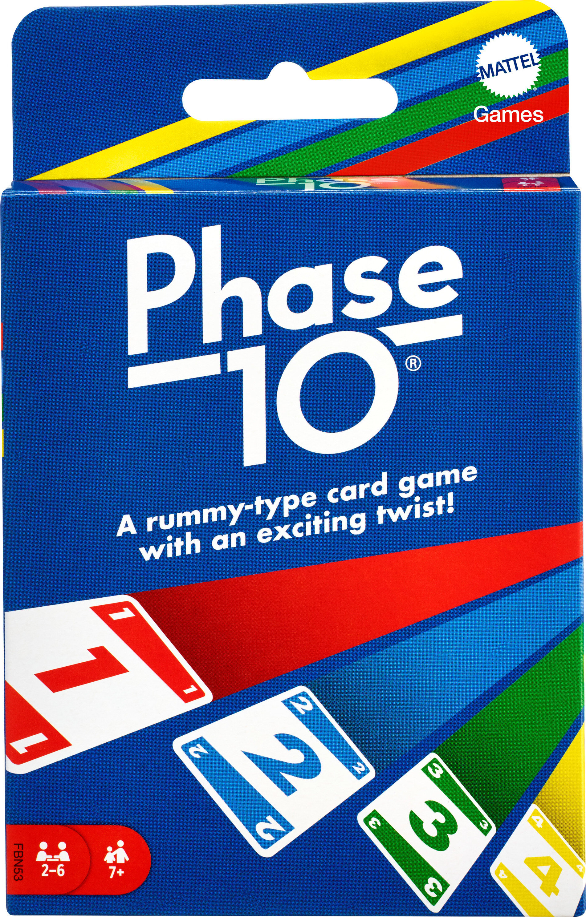Phase 10 Card Game, Family Game for Adults & Kids, Challenging & Exciting Rummy-Style Play - image 1 of 7