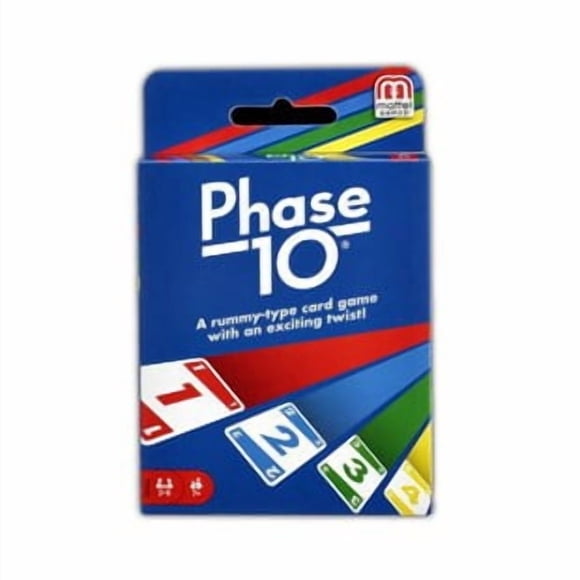 Phase 10 Card Game, Family Game for Adults & Kids, Challenging & Exciting Rummy-Style Play