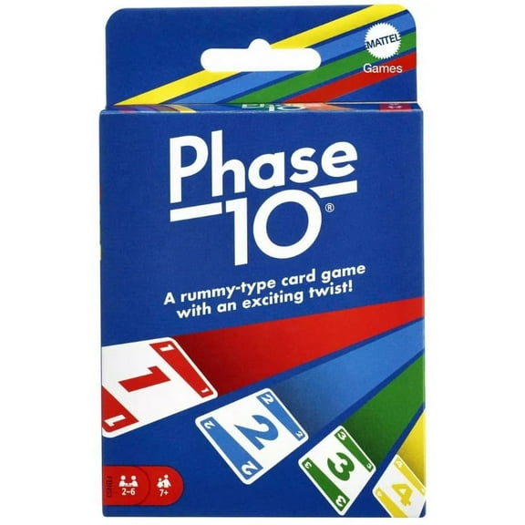 Phase 10 Card Game Styles May Vary (Pack of 6)