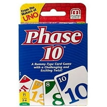Phase 10 Card Game for 2-6 Players Ages 7 Years and Up