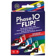 Phase 10 Flip Card Game, Classic Family Card Game with Double-Sided Cards for 2-6 Players