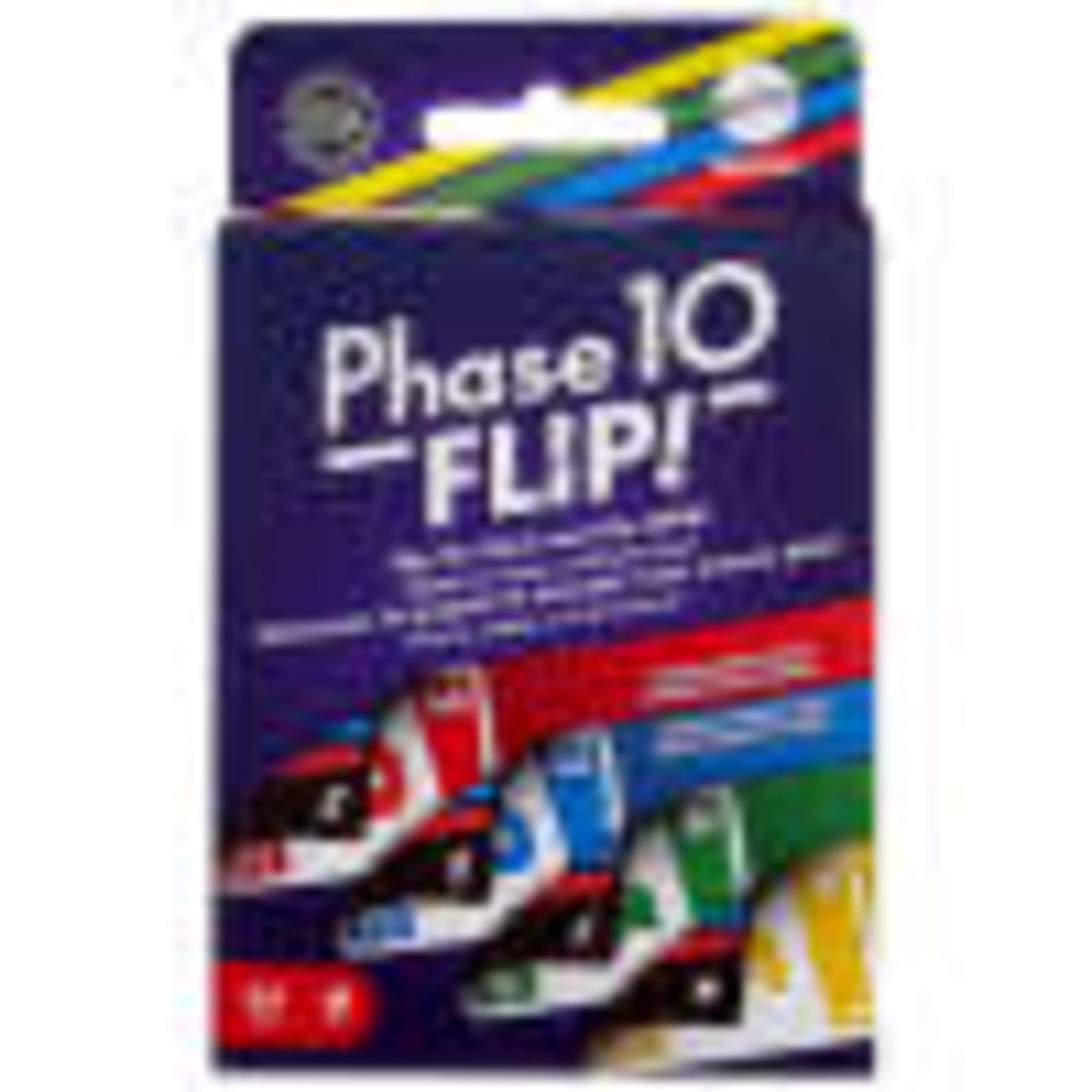 Phase 10 Flip Card Game, Classic Family Card Game with Double-Sided Cards for 2-6 Players