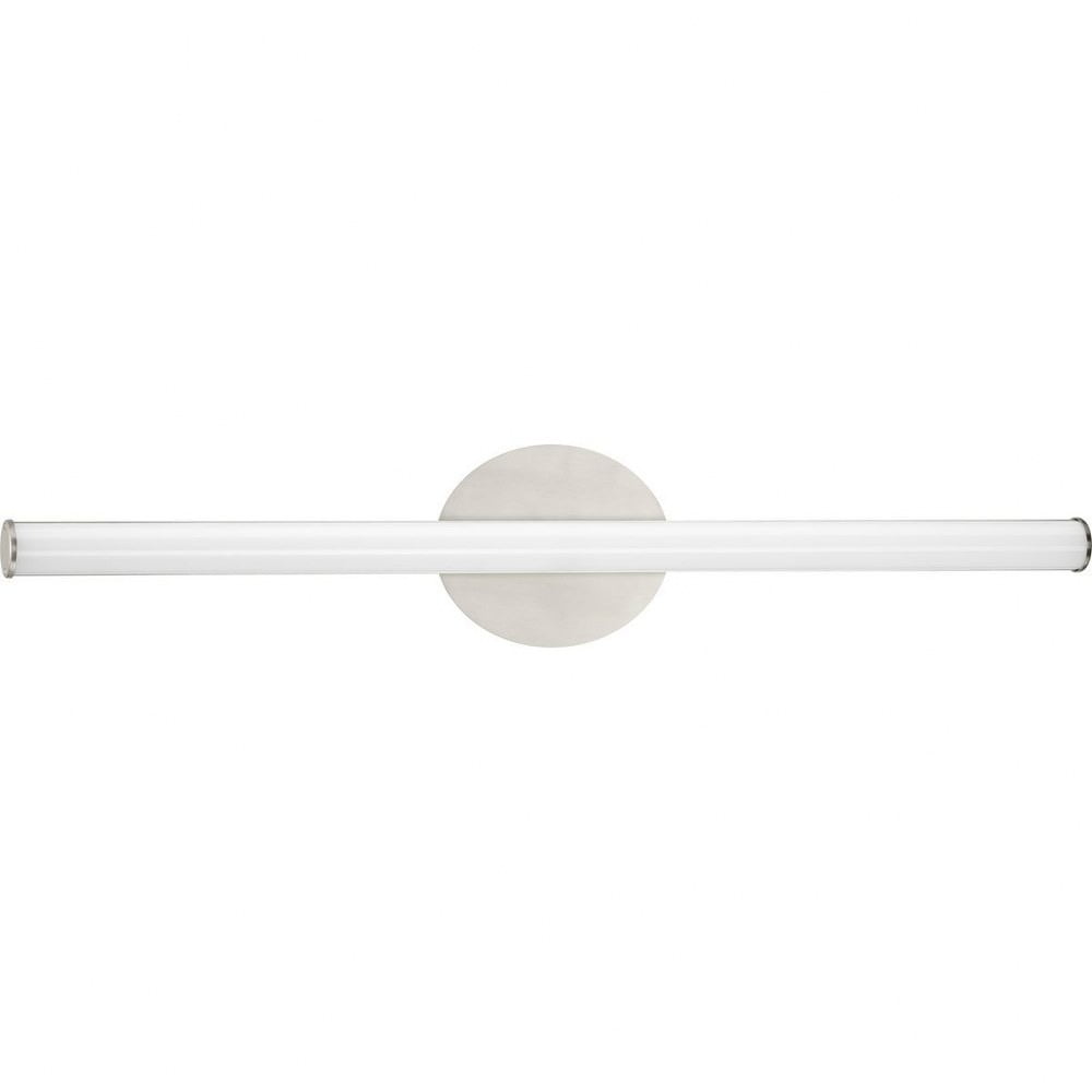 Brushed Nickel Dimmable LED Cylinder Vanity Light