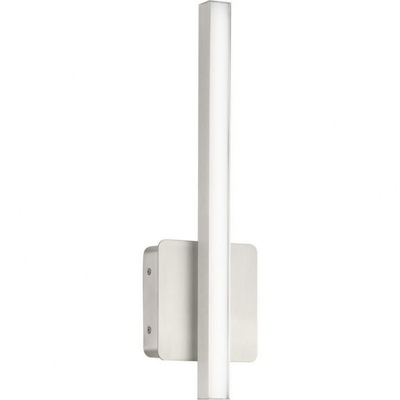 Phase 4 Collection 16 in. Brushed Nickel Small Modern Integrated 3CCT Integrated LED Linear Vanity Light
