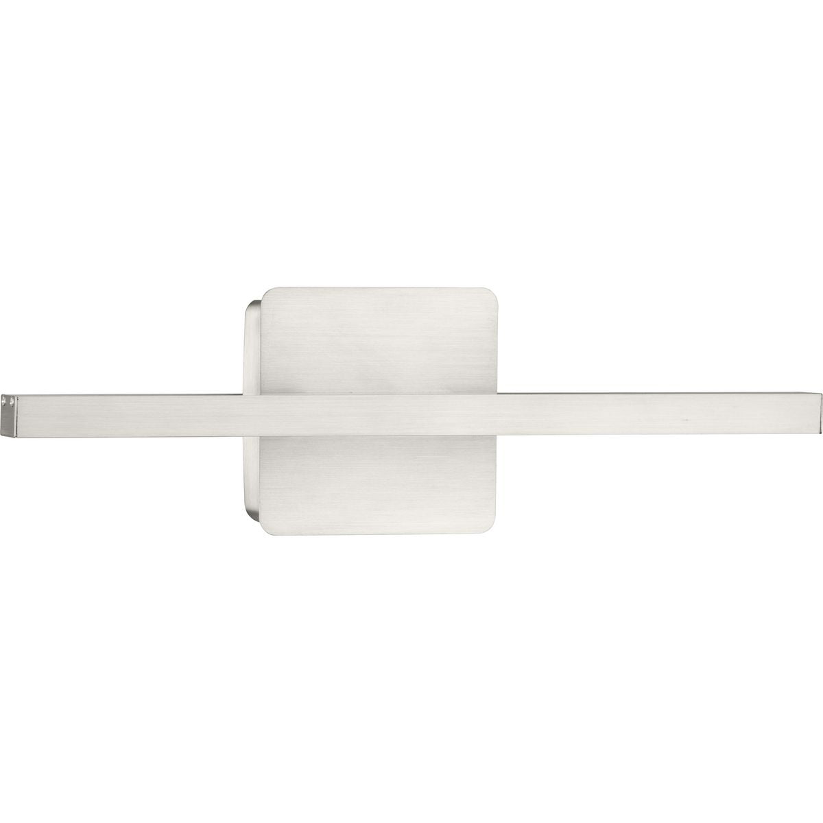 16" Brushed Nickel Dimmable LED Vanity Light with Acrylic Lens