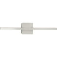 thumbnail image 1 of Phase 5 Collection 24 in. Brushed Nickel Slim Modern 3CCT Integrated LED Linear Vanity Light, 1 of 12