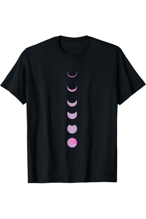Phase Cresent Moon Lunar Full Astronomy Selenophile Gift T-Shirt