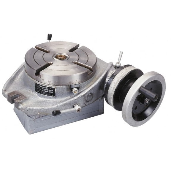 Phase II 6" Table Diam, Horizontal Rotary Machining Table