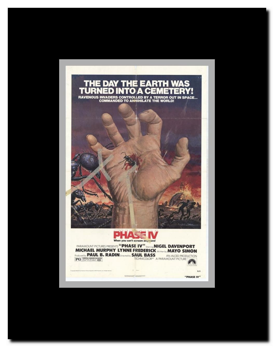 Phase IV Framed Movie Poster
