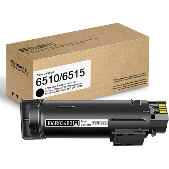 Phaser 6510 Workcenter 6515 Extra High Capacity Toner Cartridge (1-Pack,Cyan), 106R03490 Toner Replacement for Xerox WorkCentre 6515 Phaser 6510 Printer