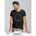 thumbnail image 1 of Phases Of An Eclipse In A Circle Tee Men's -Image by Shutterstock, 1 of 4