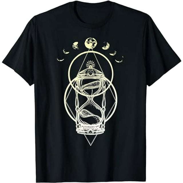 Phases of the Moon Shirt Tattoo Style, Hourglass T-Shirt - Walmart.com