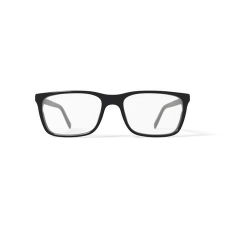 Phat Farm Men's HV704 Rectangular Prescription Eyeglasses with Case, Black/Red