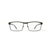 Phat Farm Mens HV706 Browline Prescription Eyeglasses with Case, Silver