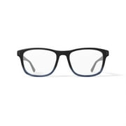 Phat Farm Mens HV721 Square Prescription Eyeglasses with Case, Blue Gradient