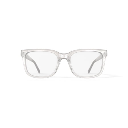Phat Farm Men’s HV725 Square Prescription Eyeglasses with Case, Crystal