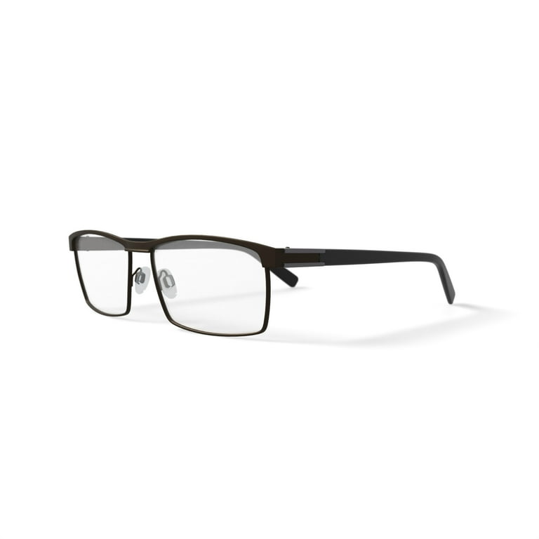 Phat Farm Men s Rx able Eyeglasses Hv706 Silver 57 17 145 with Case Walmart