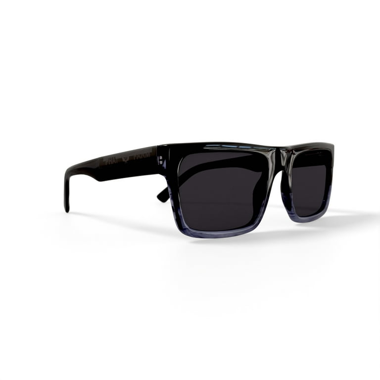 Phat Farm Rx Able Men s Sunglasses with Case Hv109 Black Gradient 62 23 155 Walmart