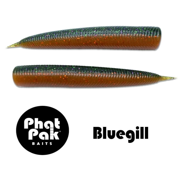 Phat Pak Baits - Lil' Bat Ned Rig TRD Z-Man Style Floating Bass Fishing Lure Soft Plastic 30ct 2.8 - Bluegill