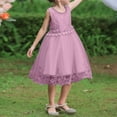 thumbnail image 1 of Phcqqok 4/July Dresses for Girls 14-16 Years Old Children Flower Girl Lace Wedding Party Formal Long Gown Dress, 1 of 3