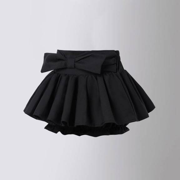 4/July Girls Dresses Size 12-14 Girls' Summer Half Skirt Puff Pants Skirt Low Waist A Line Short Skirt