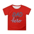 thumbnail image 1 of Phcqqok Fourth of July Shirt Girls Graphic Print Short Sleeve T-Shirt Casual Comfortable Top for Everyday Wear School and Outdoor Activities 10-11 Years, 1 of 4