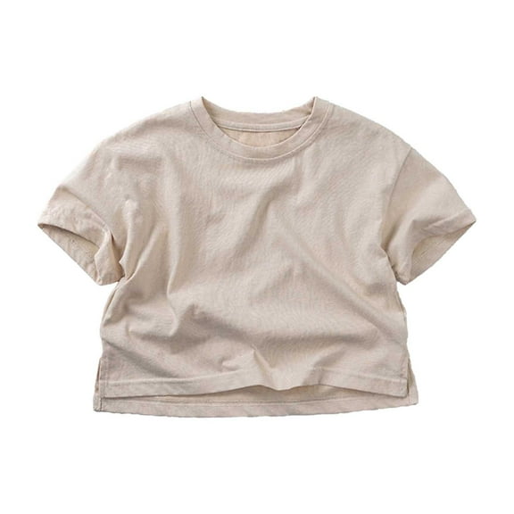 Phcqqok Fourth of July Shirt Girls Summer Batwing Sleeve T-Shirt Loose Fit Casual Short Sleeve Top Comfortable Soft Tee for Toddler Kids Age 1-7 Years 1-2 Years