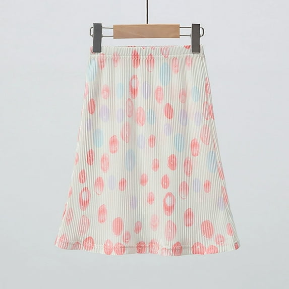 Phcqqok Fourth of July Dresses for Girls 6-7 Size Skirts Girls' Tennis Skirts Skort Athletic Dance Running School Sport Skirts with Shorts