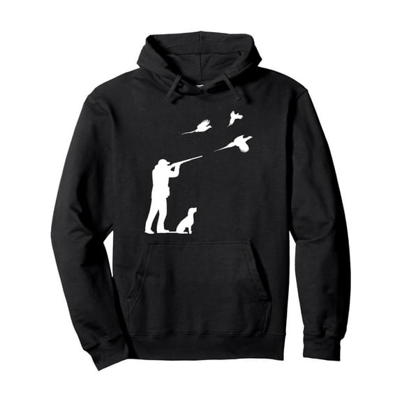 Pheasant Hunting Men Hunter Dog Pullover Hoodie - Comfort Meets Style - Best Gifts for Men Women Dad Mom Sister Brother Friends