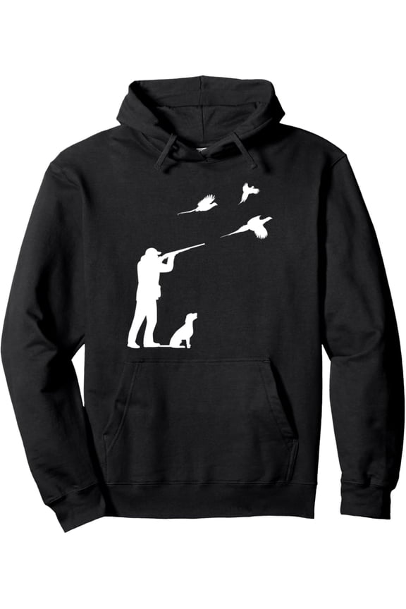 Pheasant Hunting Men Hunter Dog Pullover Hoodie - Comfort Meets Style - Best Gifts for Men Women Dad Mom Sister Brother Friends
