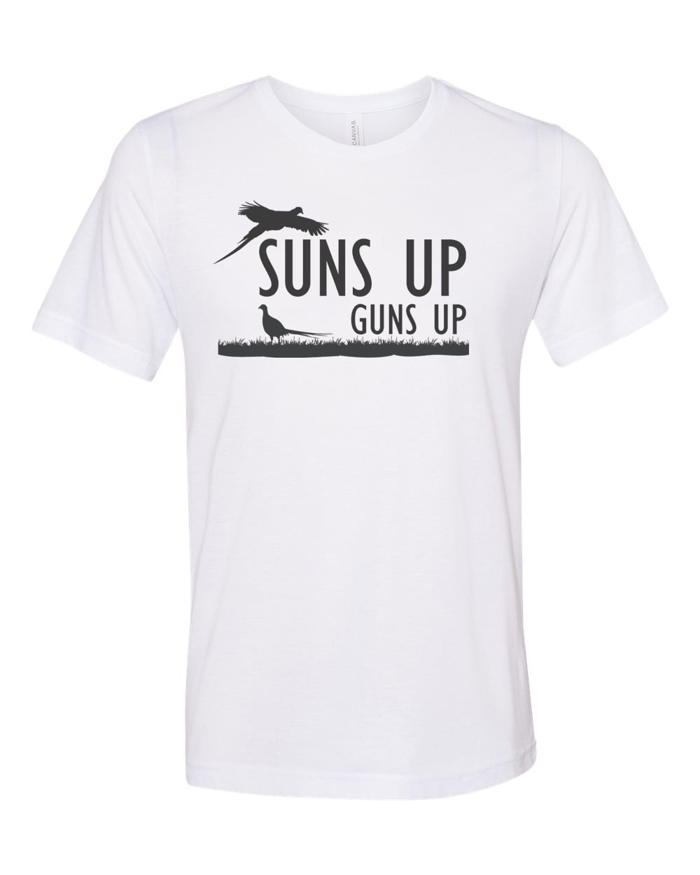 https://i5.walmartimages.com/seo/Pheasant-Hunting-Shirt-Suns-Up-Guns-Up-Apparel-Hunter-Unisex-Tee-Gift-For-Him-Father-s-Day-Gift-Dad-Hunting-White-LARGE_df395f54-66d7-4def-82fe-893e8203fc3a.ee9816b29301e2284f9114688e03f875.jpeg