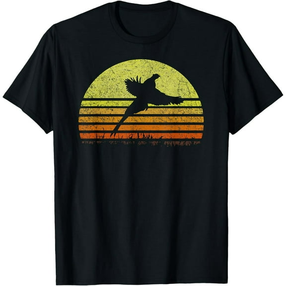 Pheasant Hunting South Dakota Upland Bird Game Hunter Retro T-Shirt
