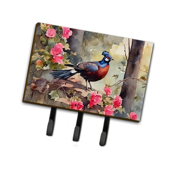 Pheasant Leash or Key Holder 6 in x 9 in