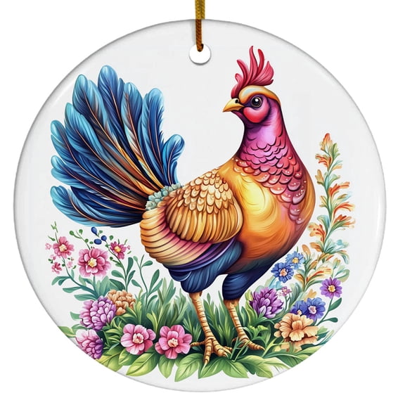 Pheasant Ornament, Bird Ornament with Pheasant Design, Ornament for Animal Lovers, Gift for Women, Men, Boys, Girls, Gift for Birthdays & Christmas, Christmas Ornament 2025