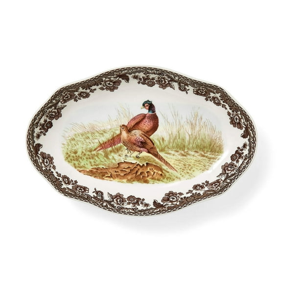Spode Woodland Pheasant Pickle Dish