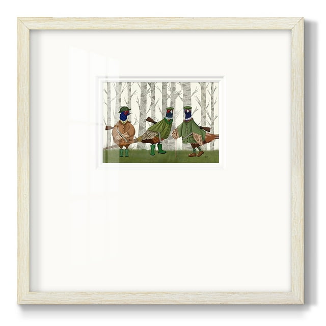 Pheasant Shooting Party Group 2Premium Framed Print
