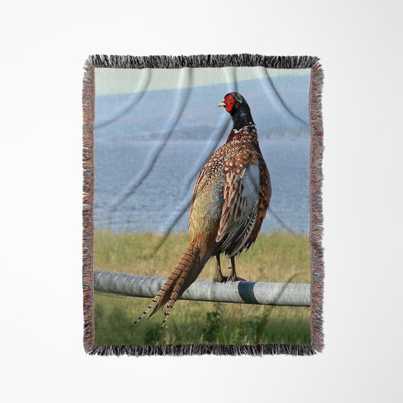 Pheasant, Woven Blanket