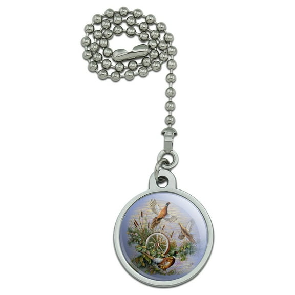 Pheasant in Nature Ceiling Fan and Light Pull Chain
