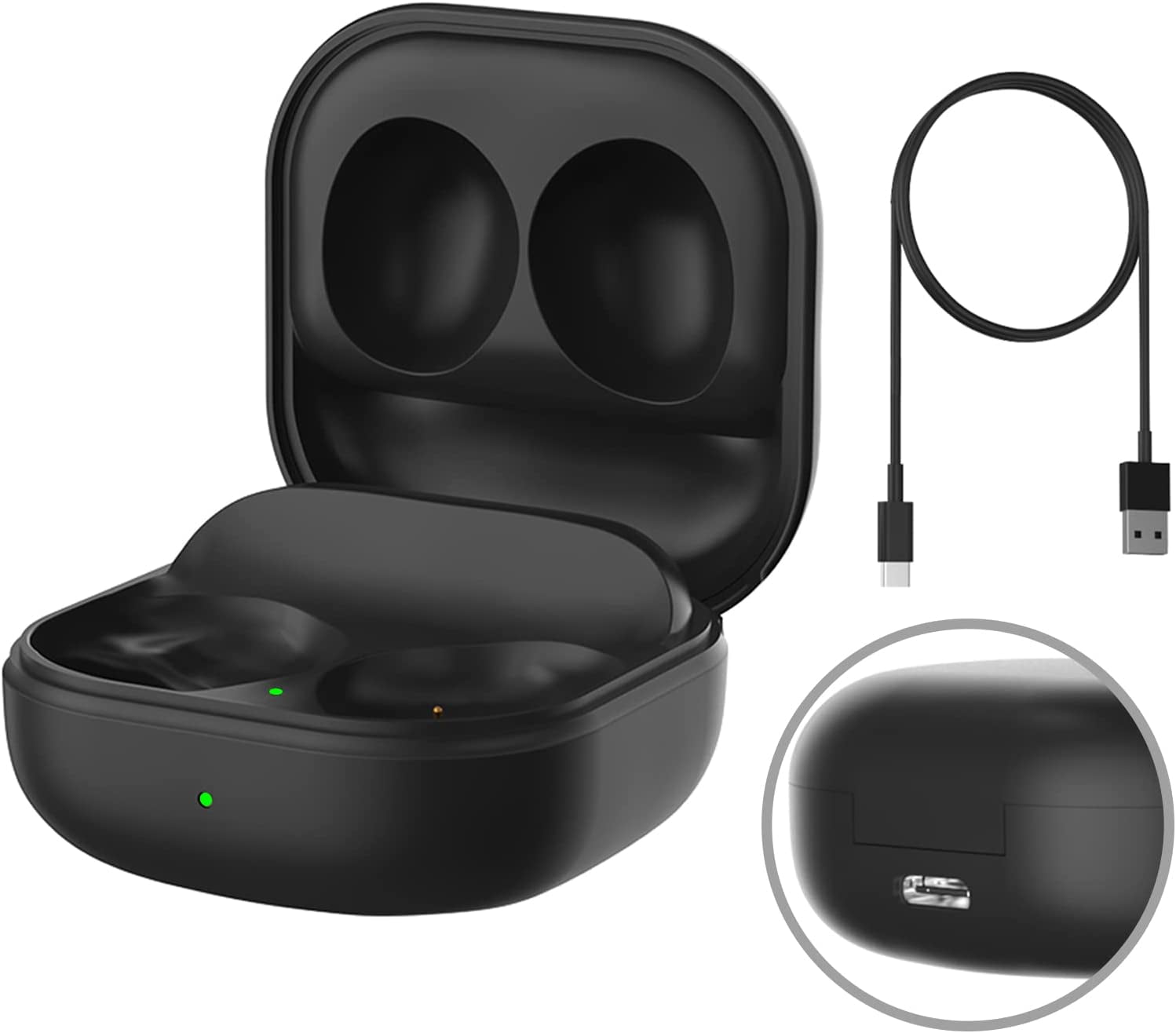 ヘッドフォン/イヤフォン Galaxy - GALAXY BUDS2 WIRELESS CHARGER DUO Samsung Galaxy Buds 2 Wireless Charging Case Replacement