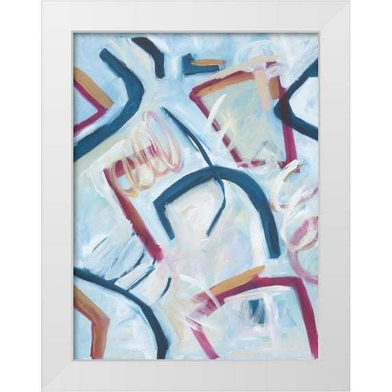 Phelps, Edith 12x14 White Modern Wood Framed Museum Art Print Titled - Building Dreams