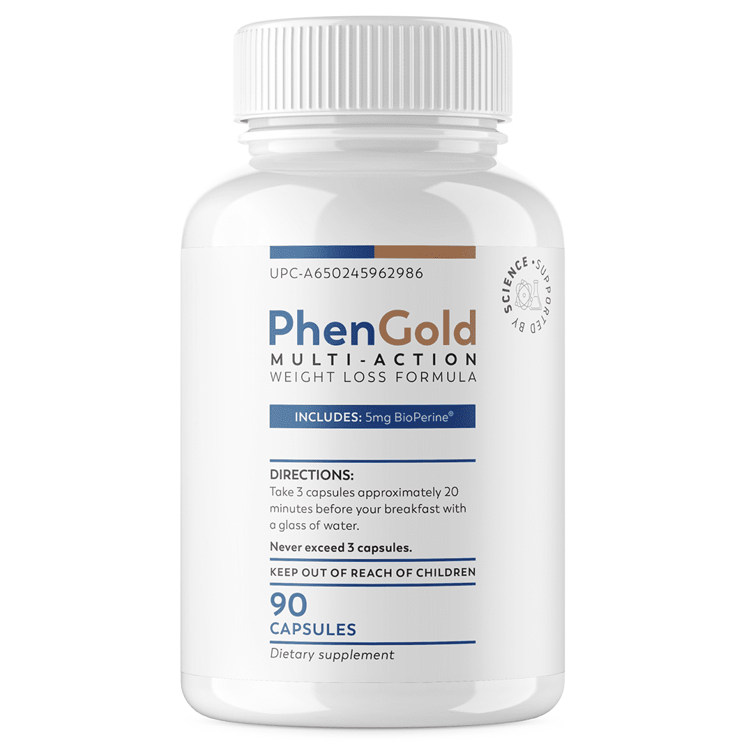 PhenGold Diet Pills Fat Burner Appetite Suppressant 90 MaxStrength
