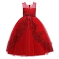 thumbnail image 1 of CHOYURME CHONYURM Big Girls Lace Princess Bridesmaid Dress Sequins Wedding Long Ball Gown Pageant Evening Dresses, 1 of 8