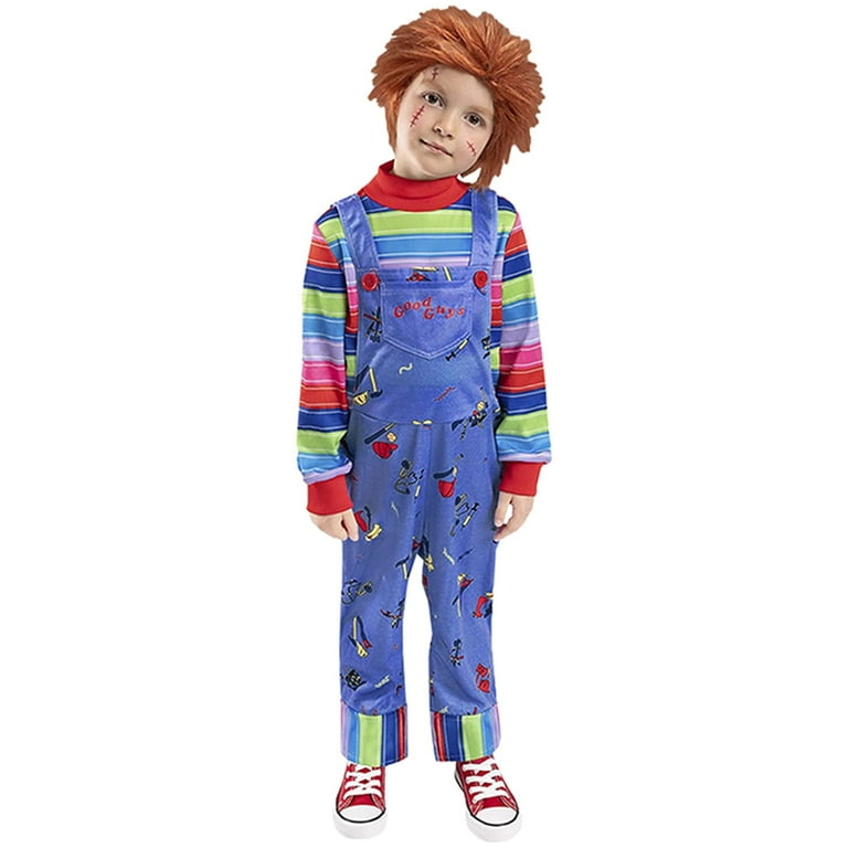 Chucky Costume Toddler Blue Childs Play Chucky Costume Toddler Blue Childs Play