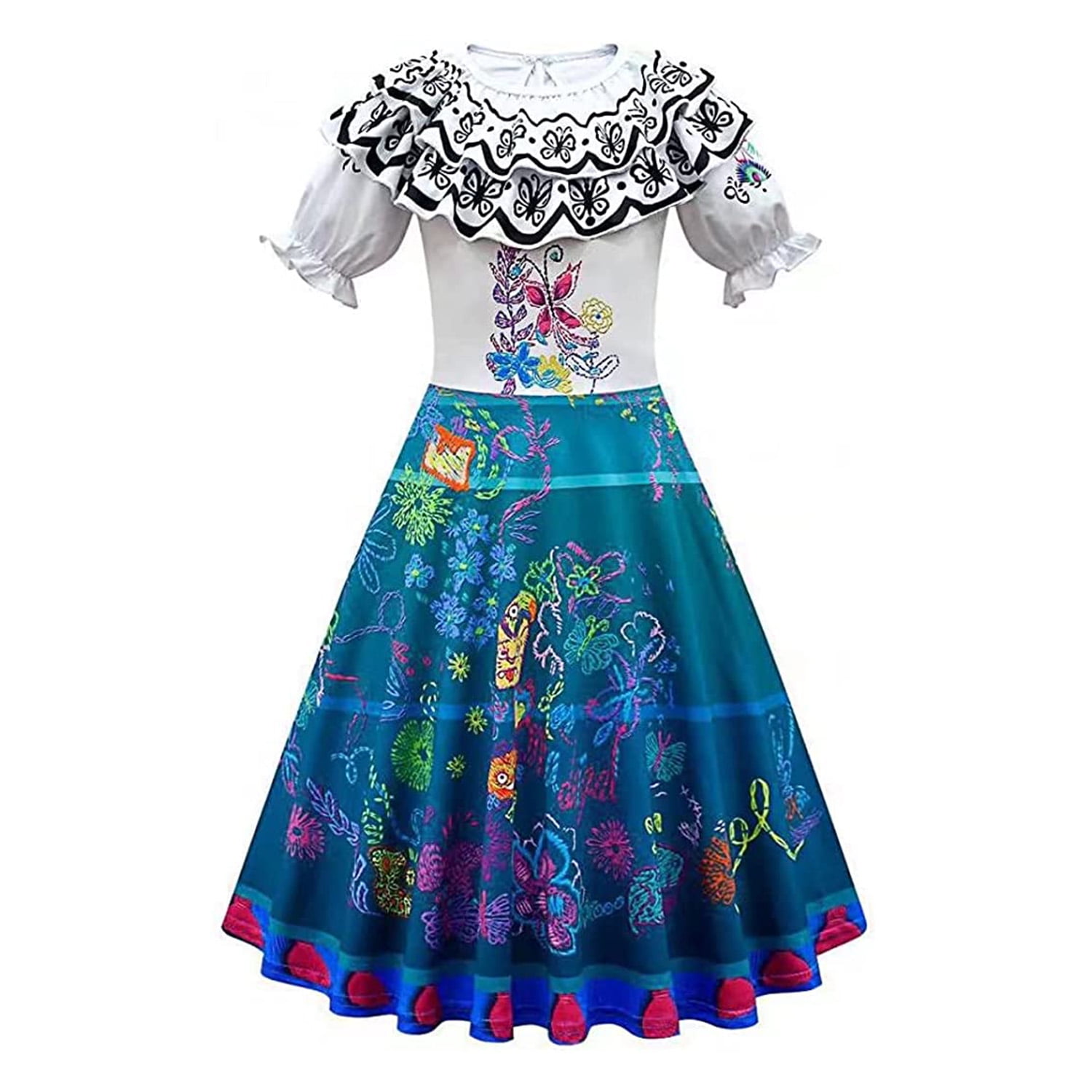 Disney Encanto Isabela Dress Costume for Children Sizes 4-6X Ages