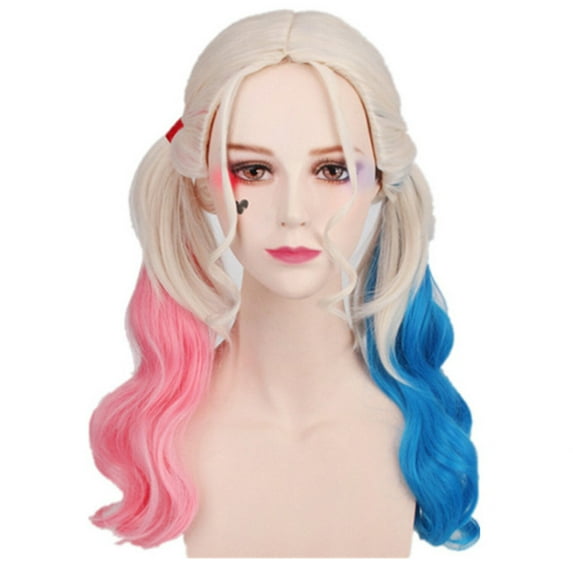 CHOYURME CHONYURM Clown Harley Costume Wigs for Little Girls Birthday,Halloween,Christmas Party
