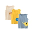 thumbnail image 1 of CHOYURME CHONYURM Toddler Boys Cotton Sleeveless Tank Tops,Pack of 3, 1 of 7