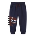 thumbnail image 1 of Phenas Toddler Boys Dinosaur Cotton Sweatpants Fall Winter Kids Sport Jogger Casual Pants, 1 of 4