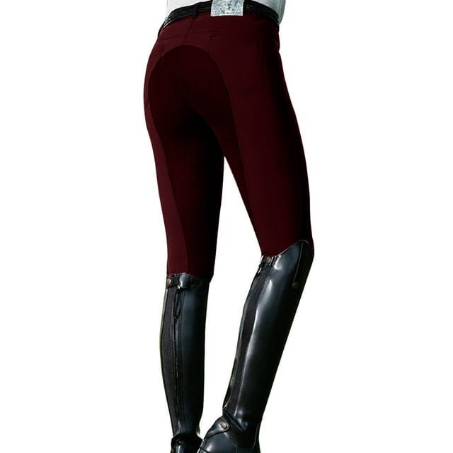Phenas Women's Horse Riding Pants with Pockets Skinny Equestrian