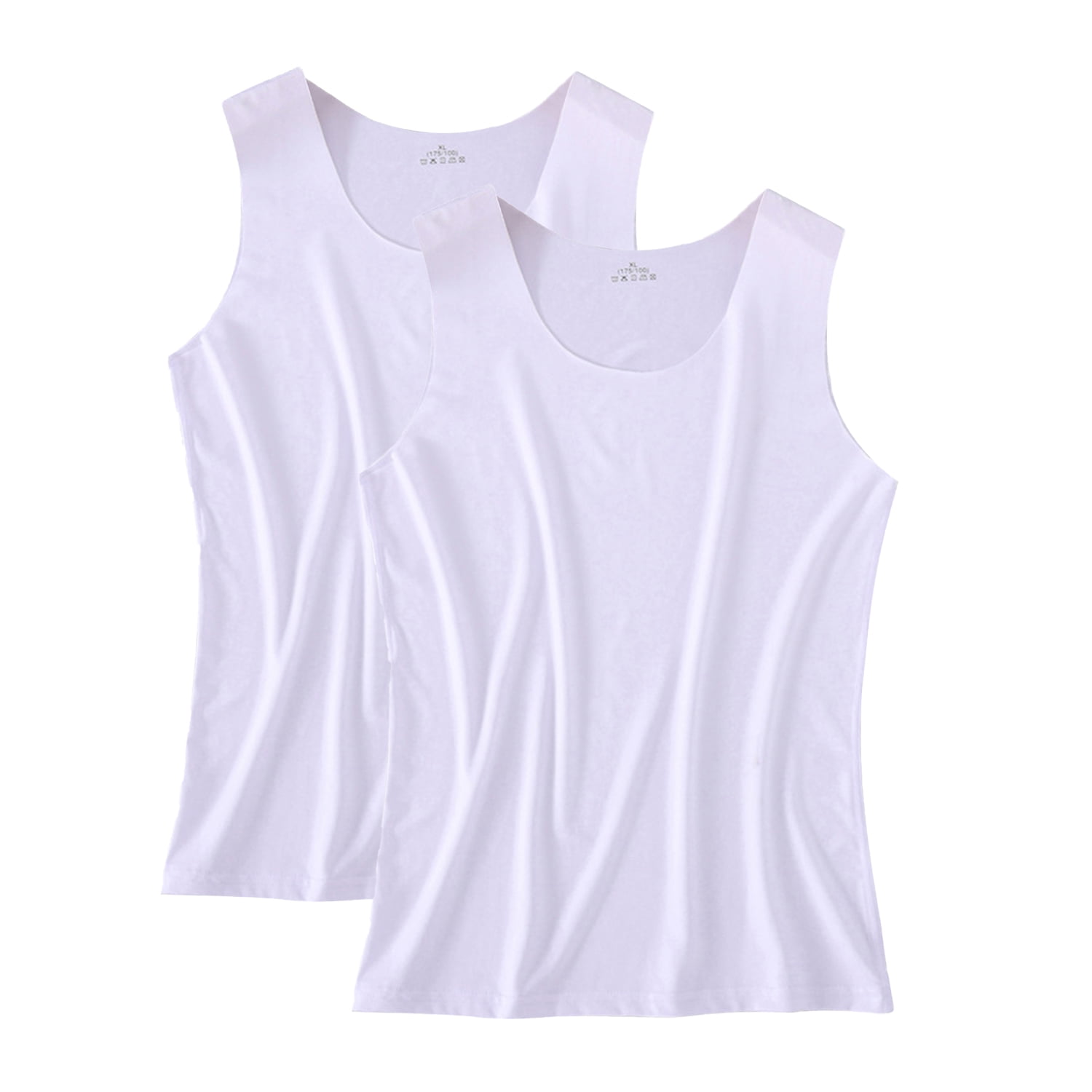 Phenas Women's Slim-Fit Tank Tops Supersoft Camisole Seamless Undershirt Pack of 2 - Walmart.com
