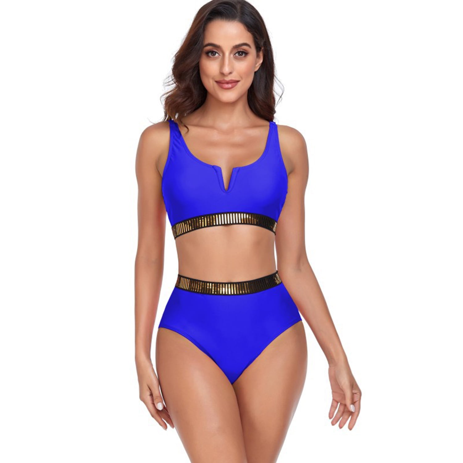 Phenas Womens Bikini Sets 2023 Summer Two Piece Swimsuit High